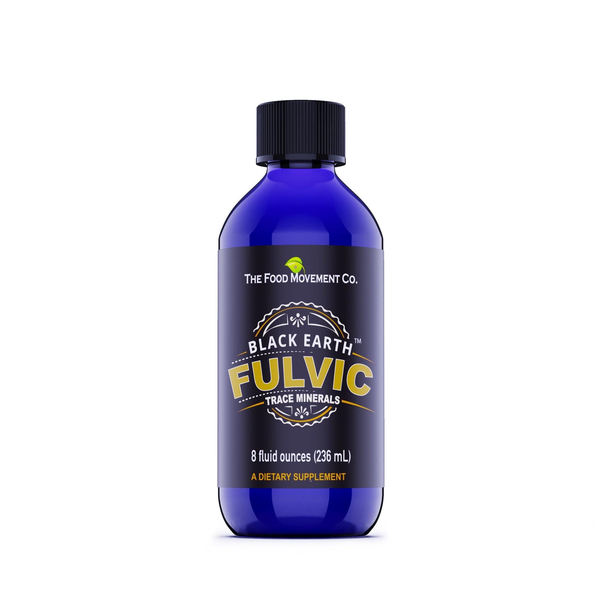 The Food Movement - Black Earth Minerals 8 fluid ounces - Highland Health Foods